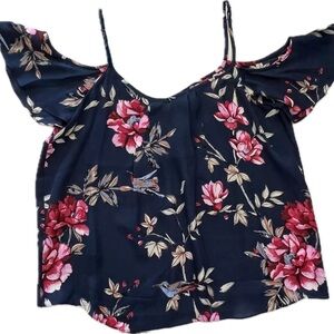 Joie Adorlee Spaghetti Strap Silk Blouse
